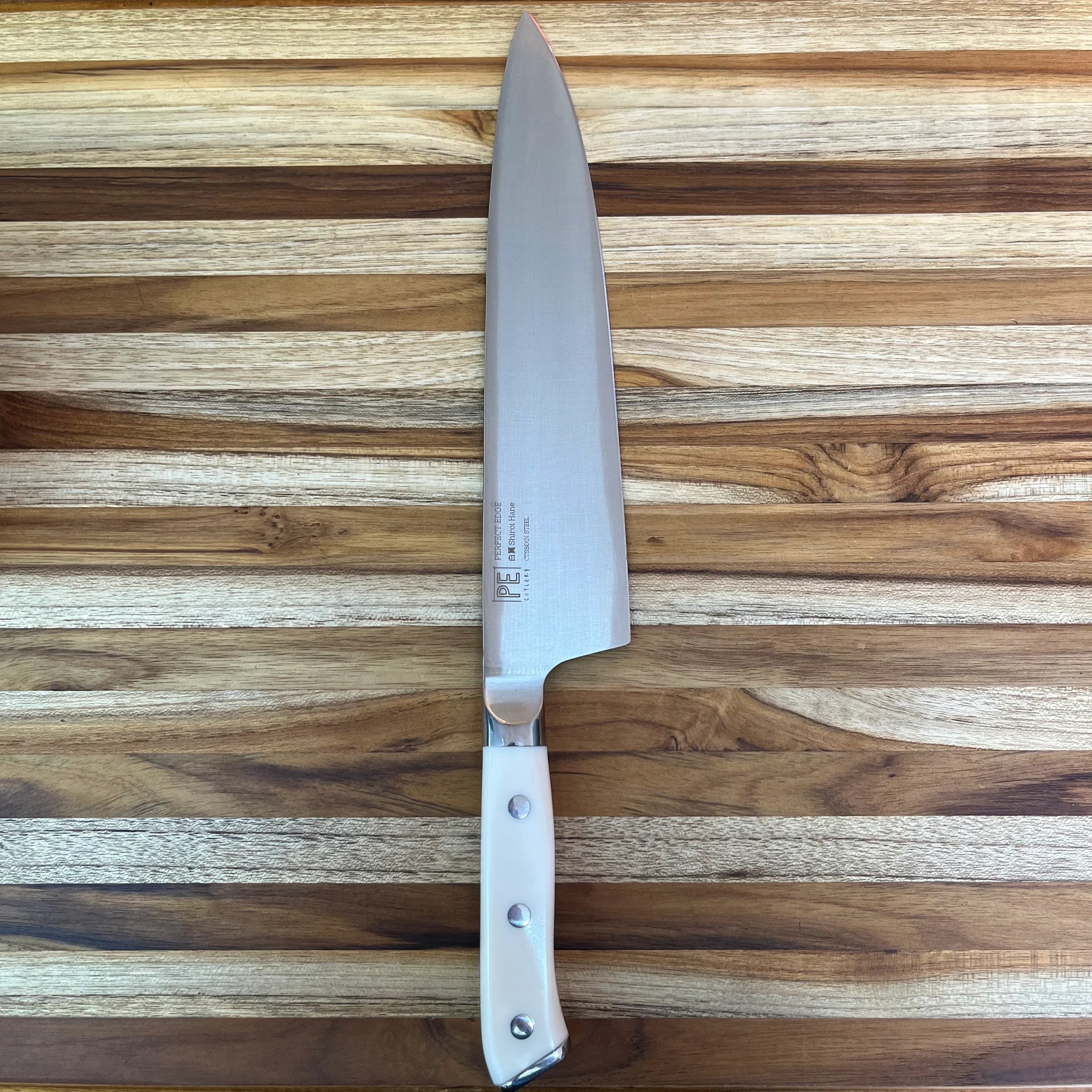 Perfect Edge Shiro Hane 9.5" Gyuto